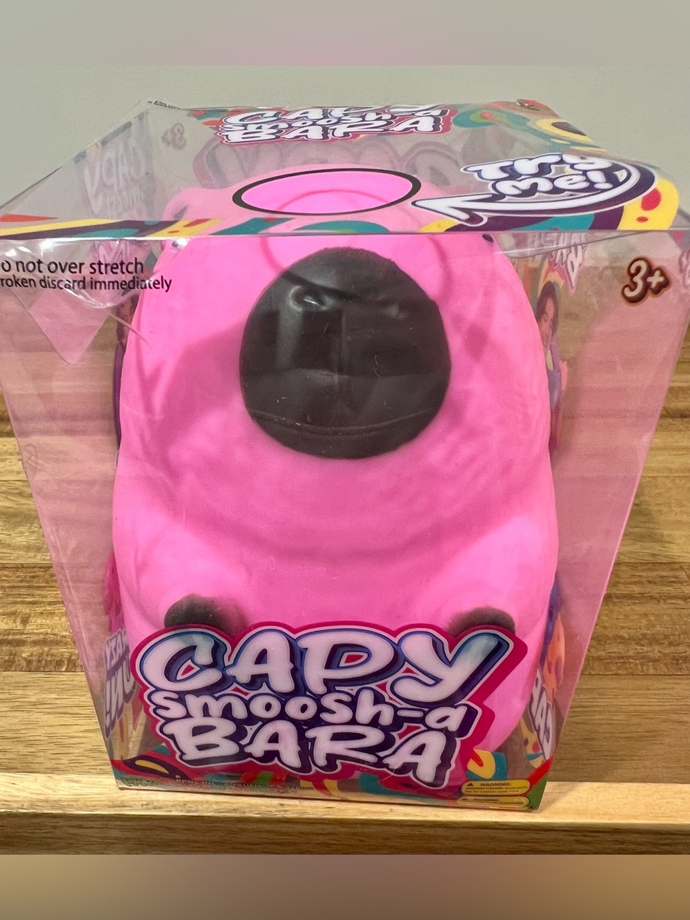 🔥Viral Capy Smoosh-a-Bara Squishy Toy - Pink Capybara Squeezey 💕
